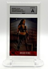 2003 Topps Daredevil Dressed to Kill #48 signed by Jennifer Garner SWAU Elektra picture