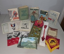 Lot of  Vintage 1960s Original Boy Scouts of America Handbooks Sash Patches picture