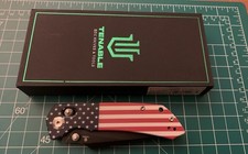 Tenable Fenrir Cross Bar Lock. American Flag picture