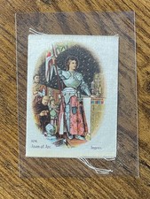 1922 GODFREY PHILLIPS BDV OLD MASTERS SILK 104 JOAN OF ARC picture