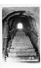 J53/ Logan Ohio RPPC Postcard c1930-40s Hocking Hills Large Tunnel 215 picture