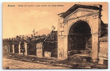 Pompeii ruins postcard picture