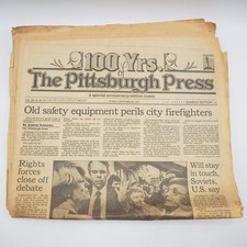 Newspaper Pittsburgh Press September 30 1984 100th Anniversary Edition picture