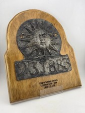 A Stunning Original 18th C (1735) The Sun Fire Insurance Office Lead Fire Mark. picture