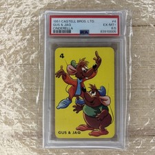 1951 Castell Bros LTD Gus & Jaq Cinderella #4 EX-MT + PSA 6.5 picture