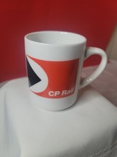 Vintage CP RAIL CALGARY ALBERTA RAIL SYSTEM Ceramic Coffee Mug Cup picture