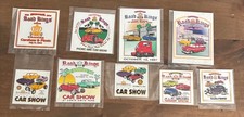 ROAD KINGS  ALUMINUM CAR DASH 9 PLAQUE LOT picture