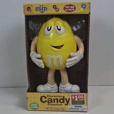 M&M's Yellow Character Candy Dispenser 93081 10.5