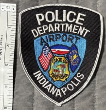 Cool Vintage Obsolete Indianapolis Indiana IN Airport Police Patch picture
