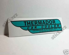 Thermador Car Cooler Sticker, evaporative swamp cooler decal picture