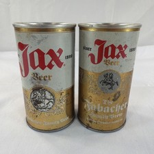 Vintage Jax Beer Cans Lot of 2 Jackson Brewing New Orleans LA 12oz picture