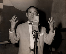 SINGER MIGUEL ALFONSO POZO CLAVELITO CUBAN PORTRAIT 1954 ORIG PHOTO MA23 picture