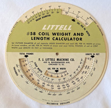 Littell Coil Weight and Length Calculator #58 picture