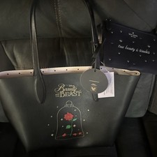 Disney X Kate Spade New York Beauty And The Beast Tote And Pouch picture