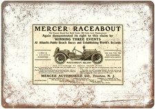 1913 Mercer Vintage Automobile Ad Retro Look Metal Sign AM9054 picture