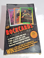 Vintage RockCards Series One Factory Sealed Box picture