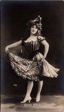Anna Held Vaudeville Actress RPPC Private Mailing Card c.1898-1907 Reutlinger picture