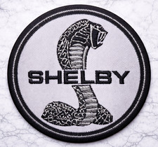SHELBY COBRA EMBROIDERED IRON ON PATCH 3.5