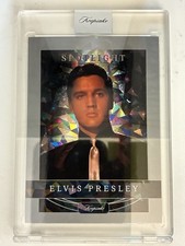 2026 Keepsake Elvis Presley Spotlight #20 066/200 Silver Cracked Ice Encased picture