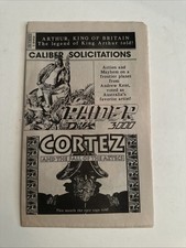 Caliber Rounds & Solicitations Sec 1992 Comic Book Promo Newsletter 25A3916 picture
