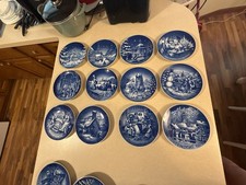 Set of 11 Vintage Bareuther Waldsassen Germany Limited Edition Christmas and Mot picture