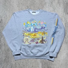 Disney Parks Discover The Magic Disneyland Sweatshirt Size L Gray picture