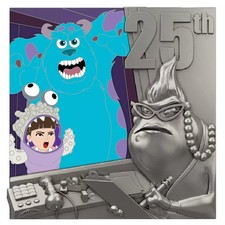 D23 Exclusive Disney Monsters, Inc. 25th Anniversary Sulley Boo Roz Pin LE 1000 picture