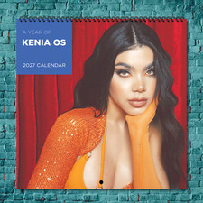 Kenia Os 2027 Wall Calendar 12 Month Celebrity Photo Fan Collectible picture