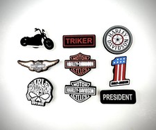 9 Piece Harley Davidson Shoe Charm Set  picture