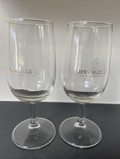 2 Vintage Remy Martin Fine Champagne Cognac Stemmed Glasses 5.5 Inches Tall picture