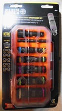 Klein Tools 65619 Flip 10 Deep Well Heavy-Duty Metric Impact Socket Set Mod Box picture