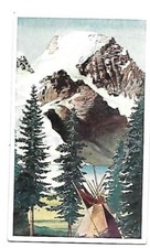 1934 Stollwerck Chocolate Card ~ No. 104, Mount Rodney, Canada picture