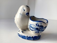 Vintage Gzhel for scrambled eggs. ORIGINAL. picture