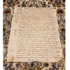 French Handwritten Legal Document 12 Prairial Pre-1800 Antique Manuscript picture