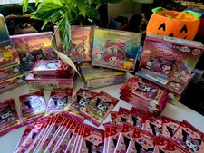 💎 Original Sanrio Trading Cards | Hello Kitty Kuromi | 32 Sealed Packs | UK picture