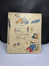 Vintage Mid-Century Scrapbook Filled with 1960s-70s Postcards, Newspaper Clippin picture