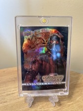 2022 UD Allure Marvel Chris Pratt as Star-Lord Infinity Stones Mind Stone #/299 picture