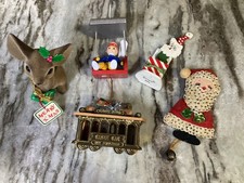 Lot of 5 VTG Christmas Ornaments-Josef’s, Emgee and More  picture