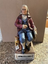 Vintage 1975 McCormick Ben Franklin Bourbon Whiskey Decanter Bottle Empty picture