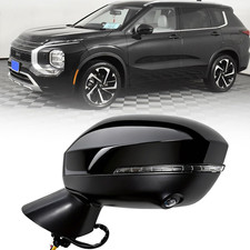 driver Left Side Mirror Compatible with 2022-2025 Mitsubishi Outlander Door Mirr picture