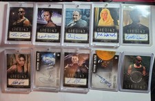 Chronicles of Riddick Auto Card Lot Near Master Set Diesel Urban Autograph + picture