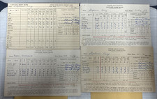 VTG Set of 4 Pawtucket Rhode Island Junior High School 1963-1966 Report Cards picture