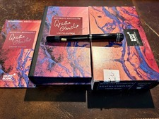 Vintage Montblanc Agatha Christie Limited Edition 18k Nib  F  Complete set picture