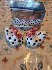 VINTAGE rooster salt and pepper shakers picture
