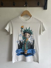 Vintage 90s, Betty Boop NYC, Vintage T-Shirt, Single Stitch, Size S picture