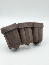WWII German 1938 K98 Mauser Leather Ammo Pouch Karl Böcker Waldbröl Wehrmacht picture