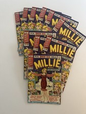 MILLIE THE MODEL QUEEN-SIZE SPECIAL COMIC #4 - MARVEL COMICS (1967) Lot of 10 picture