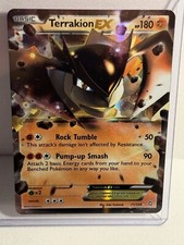 Pokemon - Terrakion EX - 71/124 - Dragons Exalted - Holo - Ultra Rare MP picture