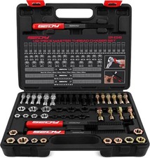 Thread Repair Thread Chaser Tool Set - 49PCS Thread Cleaner Rethreading Master K picture