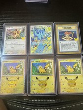 2026 Pokemon 30th Celebration Misty Nidorina Eevee Pikachu x3 6 Card Lot NM picture
